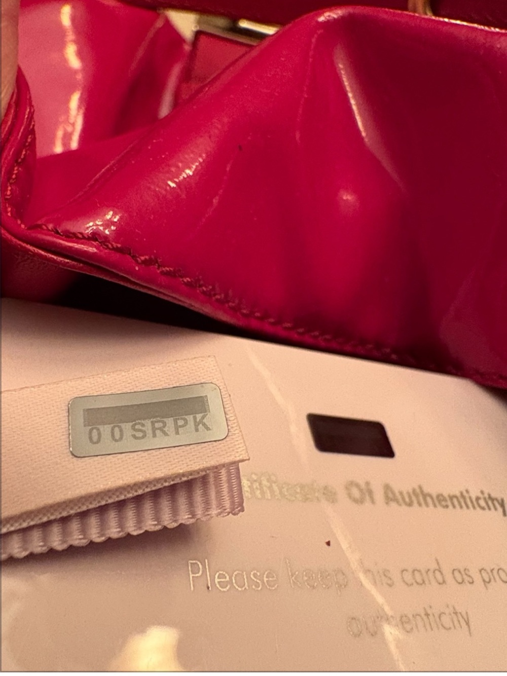 Jimmy Choo Red Rachel Red Patent Leather Shoulder bag - Picture 11 of 12